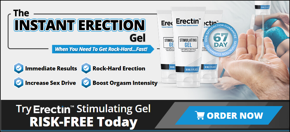Erectin Gel website screenshot